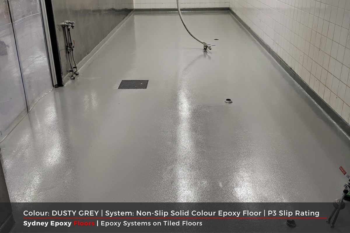 Application of Epoxy Flooring System over Old Tiles, Suitable for